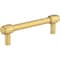Jeffrey Alexander 96 mm Center-to-Center Brushed Gold Hayworth Cabinet Bar Pull 885-96BG - alternate 1